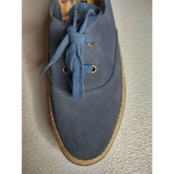 BORN Blue Suede Leather Capela Sneakers Size 8M - Picture 15 of 16